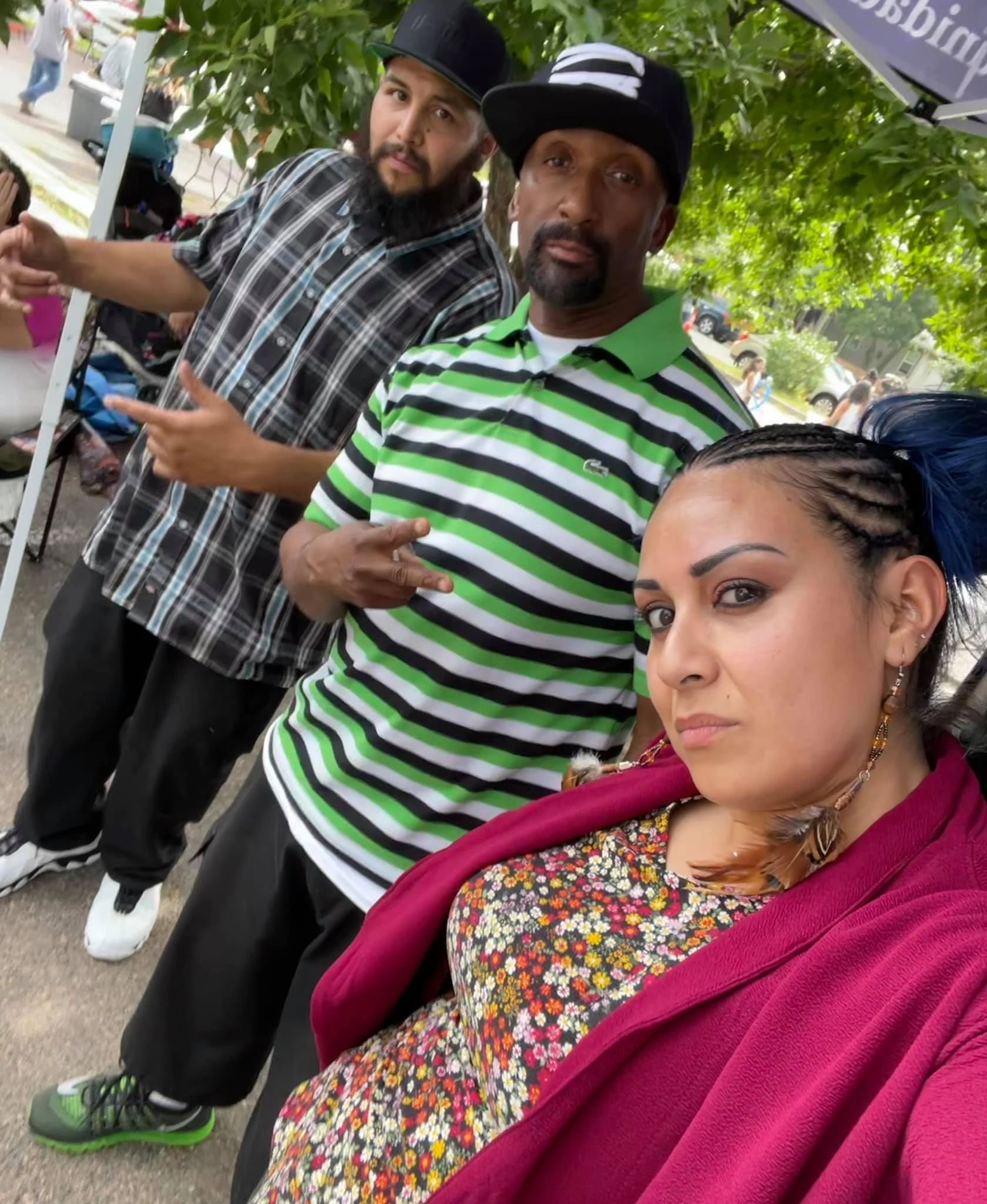 Mi Gente Crew community event under tent